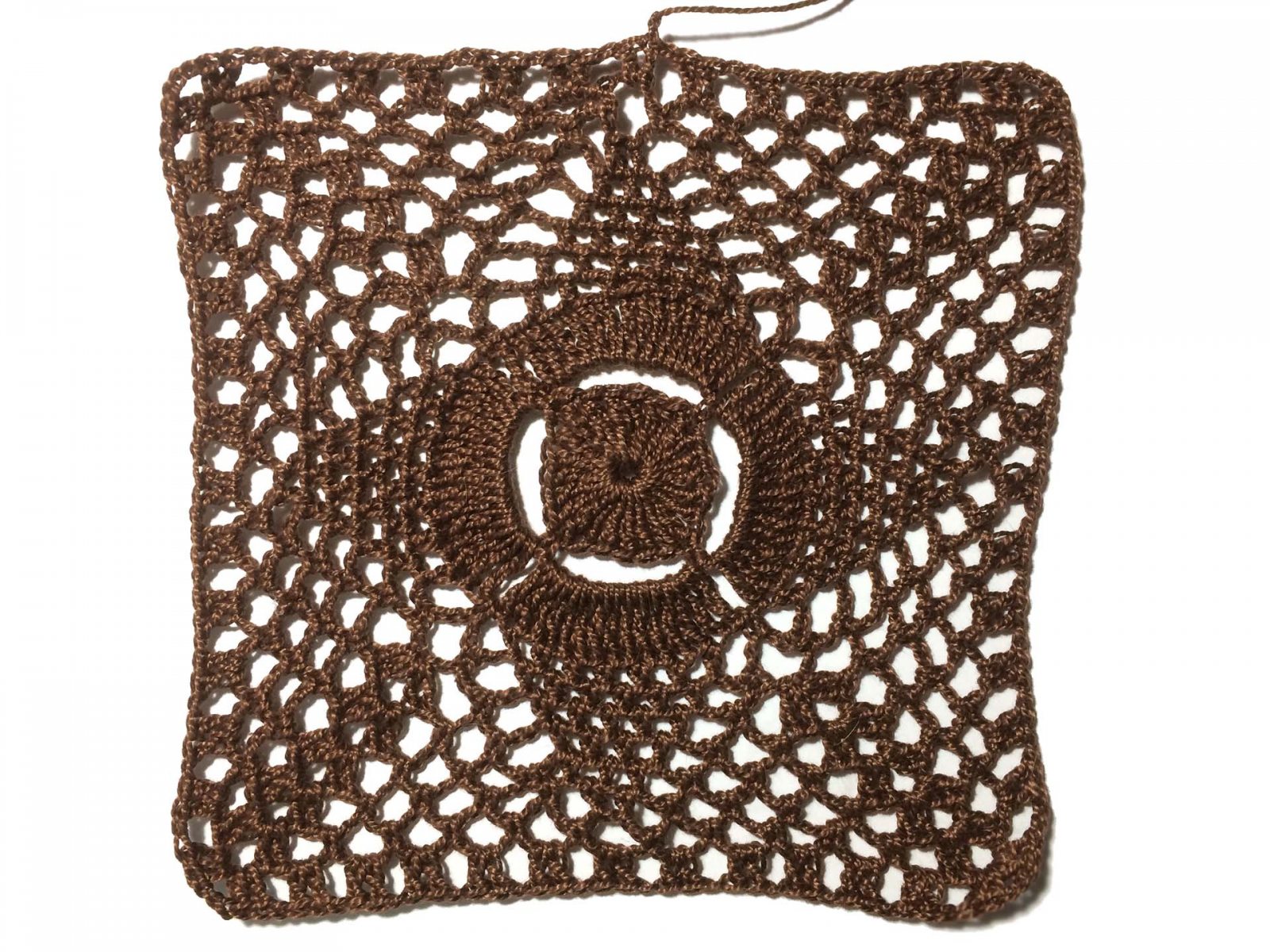 Granny falda larga de ganchillo estilo boho
