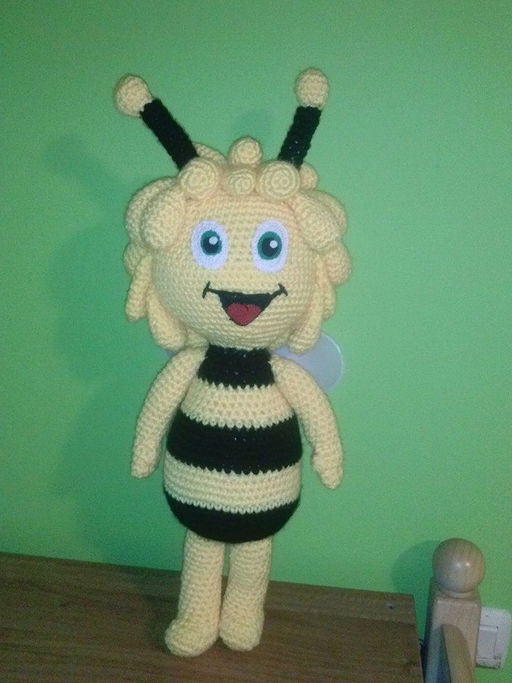 Abeja Maya amigurumi