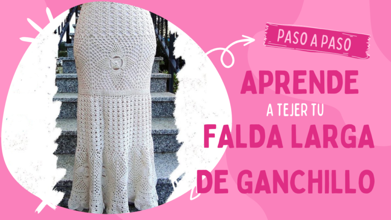 Falda Larga de Ganchillo estilo Boho