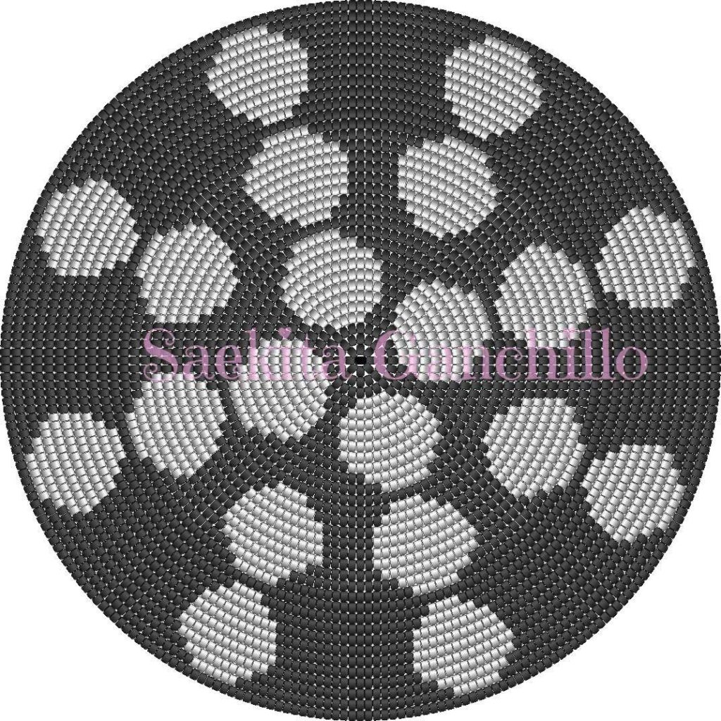 Base bolso Wayuu Minnie Mouse para ganchillo 1,75mm y hebra simple