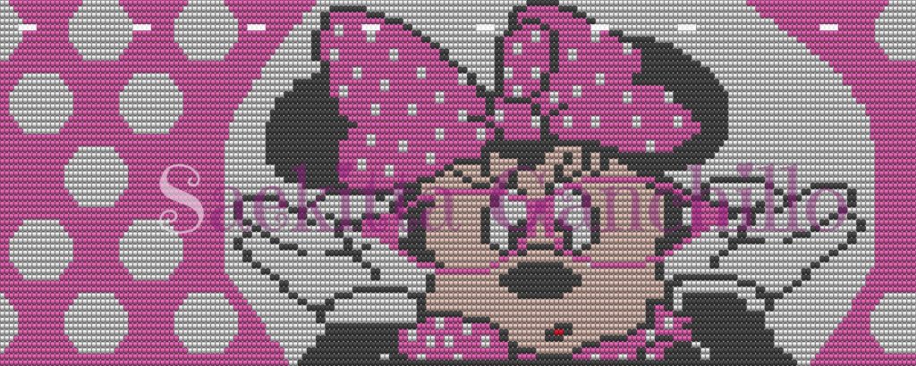 Cuerpo Bolso Minnie Mouse para ganchillo 2,5mm y hebra doble