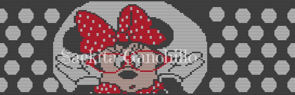 Patrón cuerpo bolso Wayuu Minnie para ganchillo 1,75mm y hebra simple