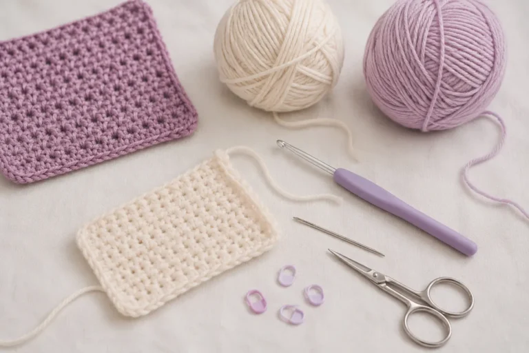 Curso básico de crochet para principiantes con materiales para empezar
